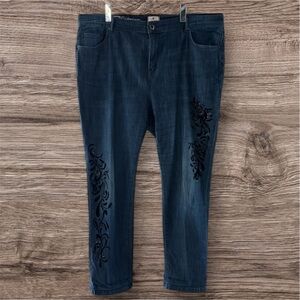Penningtons DC Jeans Embellished Skinny Jeans Size 20